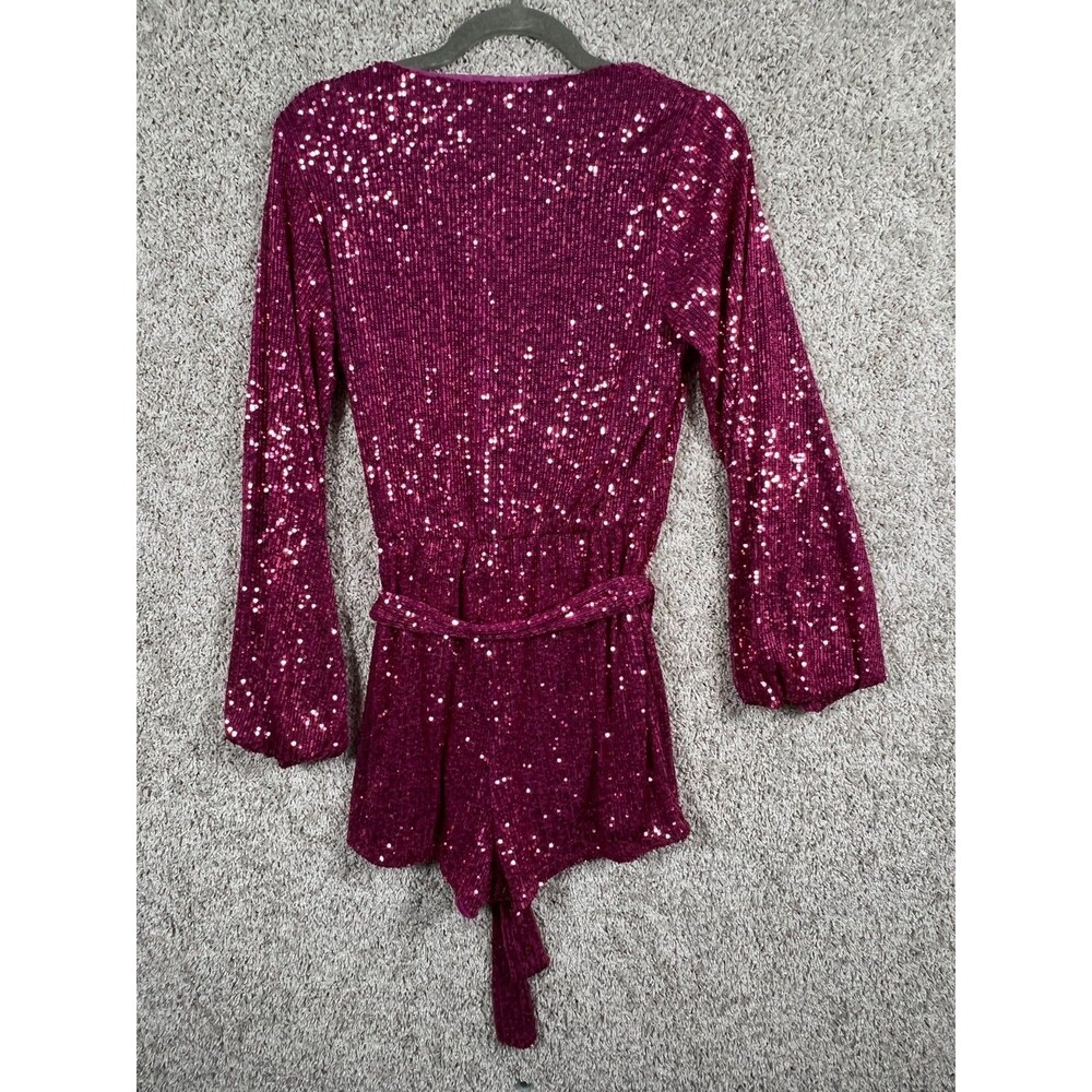 NEW Free People Christa Sequin Romper Size XS - Picture 6 of 10